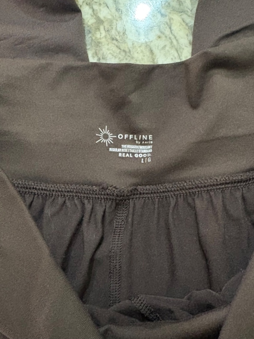 Offline by Aerie The Hugger Go With The Flow Super Wide Leg Pant With Slit - Picture 2 of 3